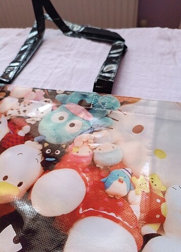 Beden çeşitli Renk Hello kitty büyük boy alışveriş çantası