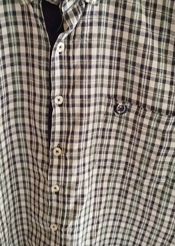 3xl Beden i Ekose Desenli Erkek Kısa Kollu Gömlek