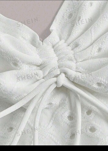 Sheinside Beyaz askılı crop