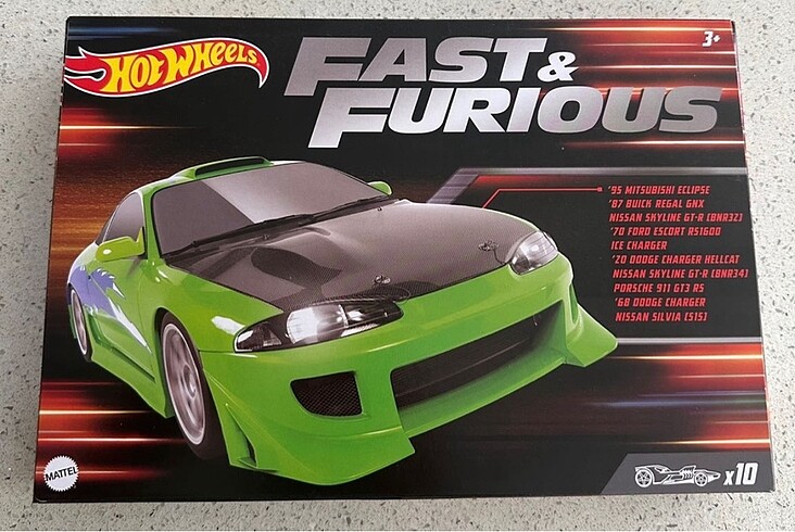 Hot wheels fast 10 lu kutu