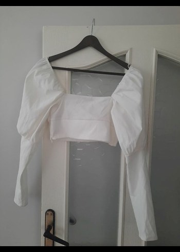 s Beden beyaz Renk Zara Beyaz Crop