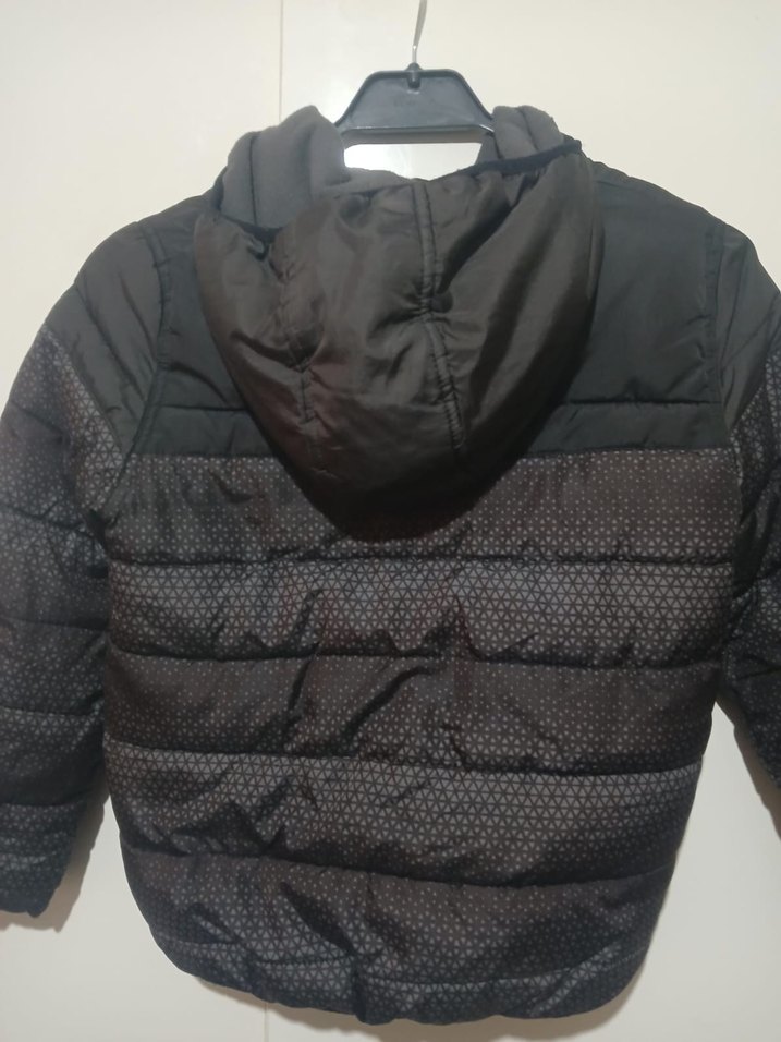 Erkek Çocuk kahverengi Fermuarlı Mont - Görsel 4