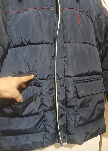 Düğmeli Lacivert Erkek Çocuk Mont - Görsel 2