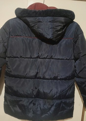 Düğmeli Lacivert Erkek Çocuk Mont - Görsel 3