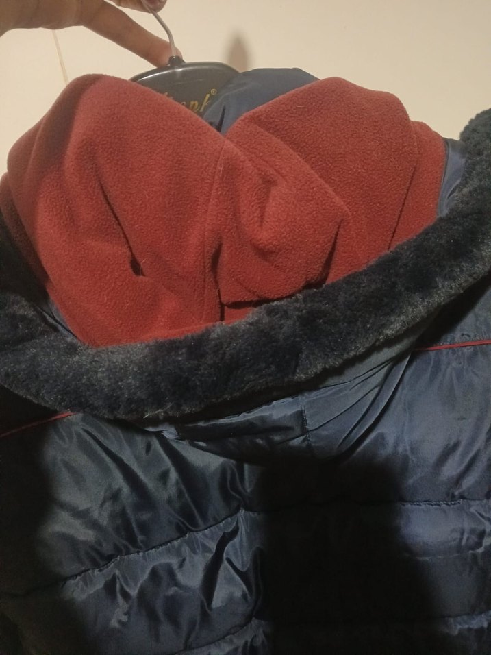 Düğmeli Lacivert Erkek Çocuk Mont - Görsel 4