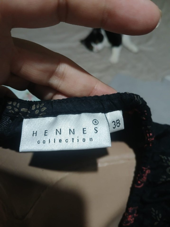 Bohem Çok Renkli Midi Elbise V Yakalı - Görsel 5