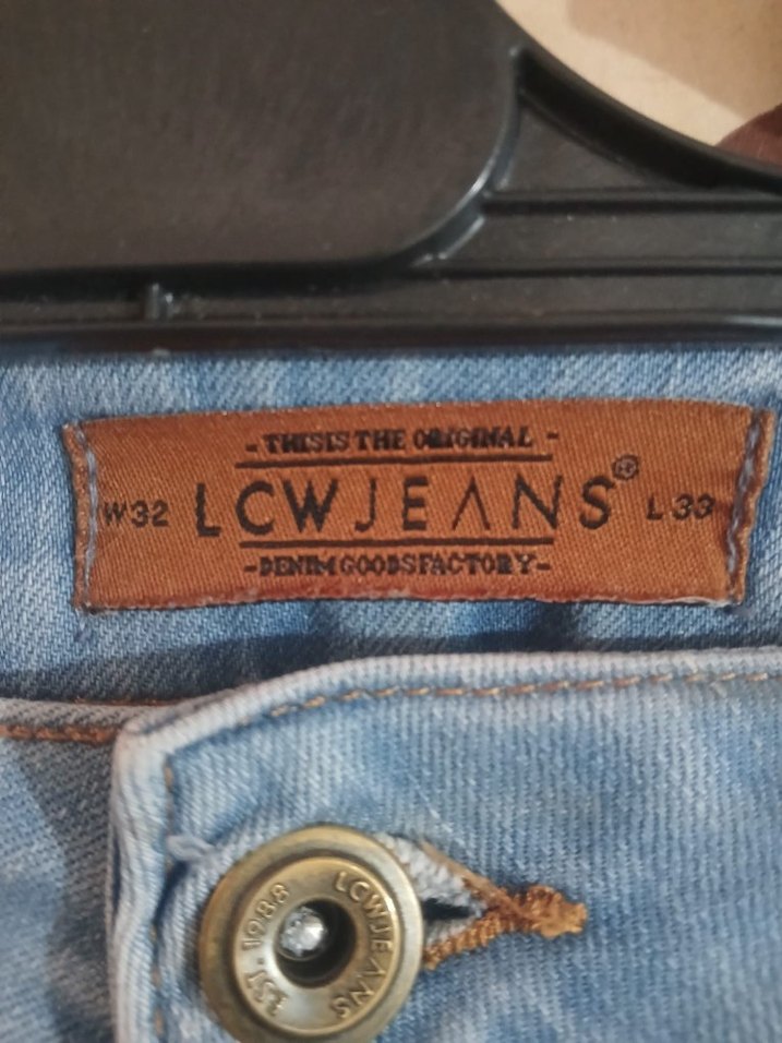 Pastel Mavi erkek Denim Pantolon - Görsel 4