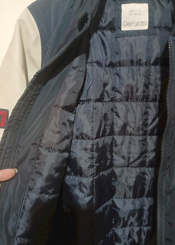 Erkek Çocuk Mavi Baskılı Fermuarlı Ceket - Görsel 3