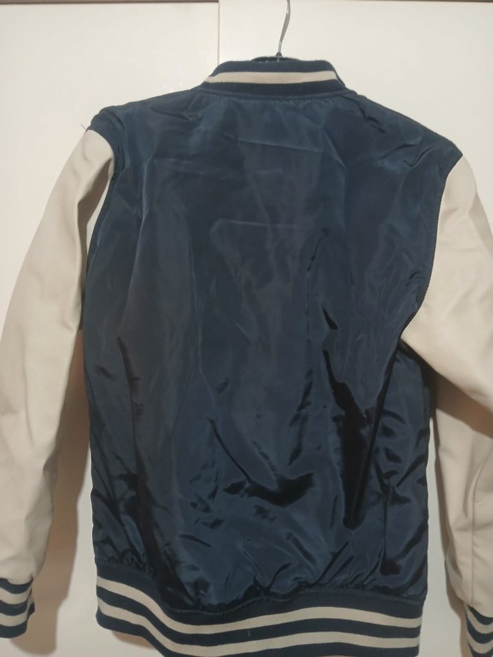 Erkek Çocuk Mavi Baskılı Fermuarlı Ceket - Görsel 2