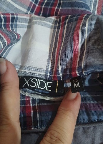 Gri Ekose Desenli Uzun Kollu Kadın mont - Görsel 3