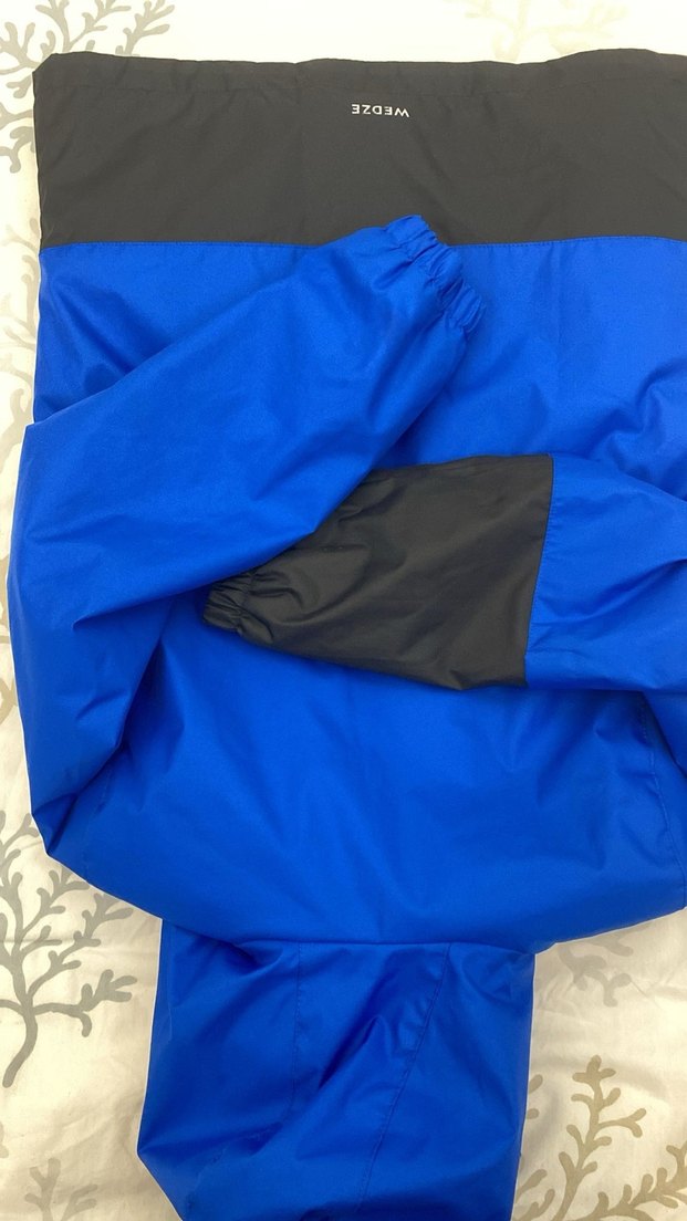 Wedze Kapüşonlu Mavi Erkek kayak Mont Decathlon - Görsel 3