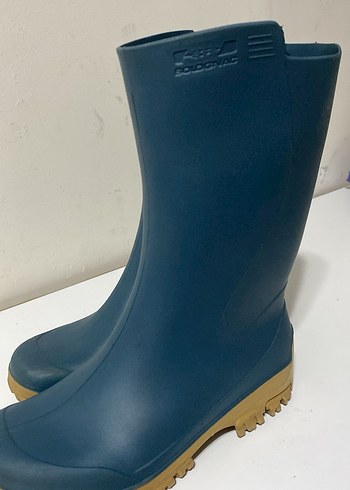 Koyu Mavi Erkek Çocuk Lastik Çizme yağmur çizmesi - Görsel 4