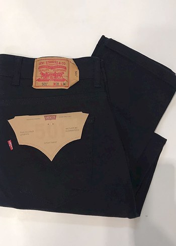 Levis Levi S 501 Siyah Denim Jean