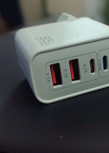 65W Hızlı Şarj Destekli Çoklu Şarj Aleti - Görsel 5