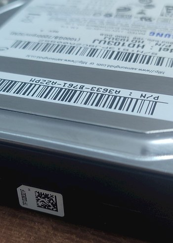Samsung HD103UJ 3.5" Dahili 1 TB Sabit Disk - Görsel 6