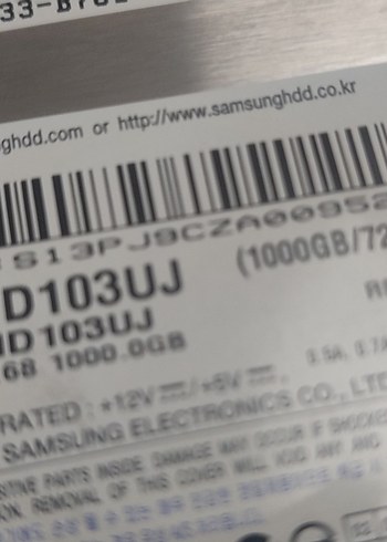 Samsung HD103UJ 3.5" Dahili 1 TB Sabit Disk - Görsel 3