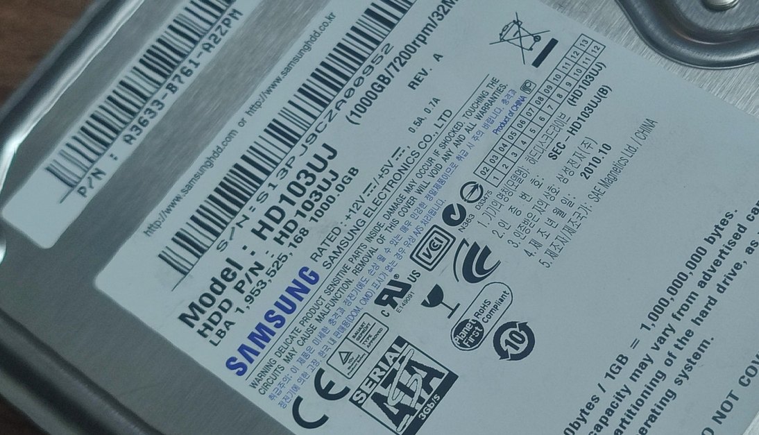 Samsung HD103UJ 3.5" Dahili 1 TB Sabit Disk - Görsel 2