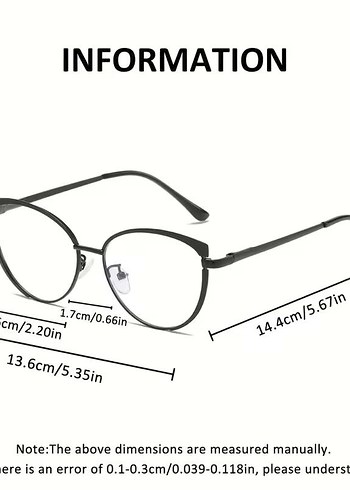 Vintage Tarzı İki Tonlu Kadın İmaj Gözlüğü - Görsel 2