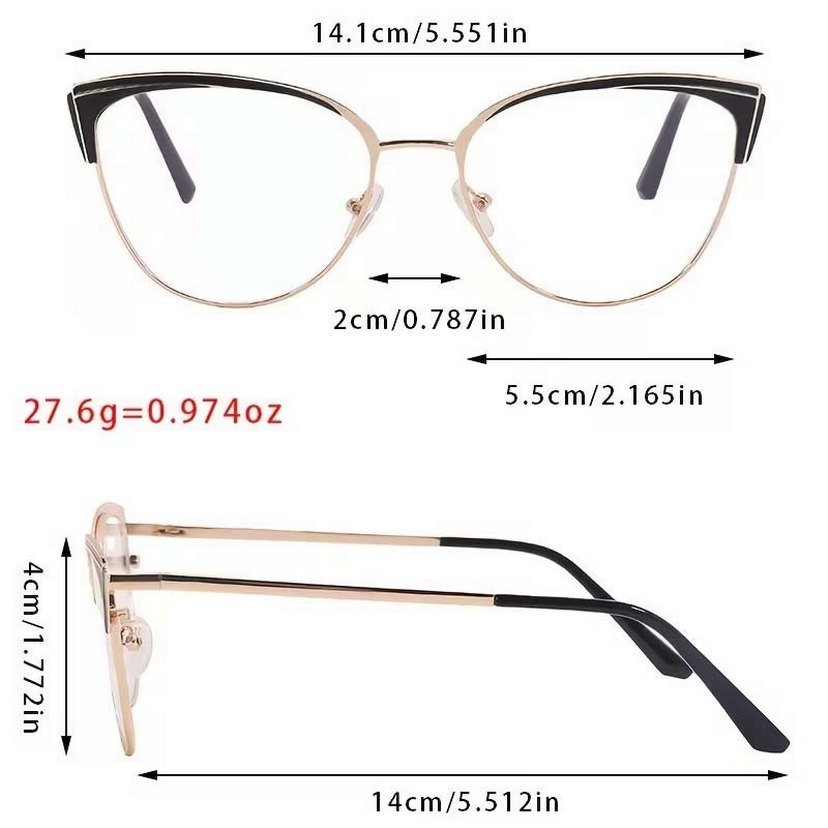 Minimalist Tarz Kadın İmaj Gözlüğü - Görsel 2