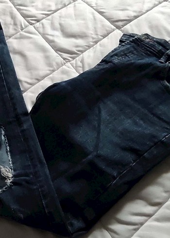 Pull&Bear Lacivert Erkek Kot Pantolon - Görsel 3