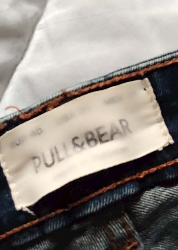 Pull&Bear Lacivert Erkek Kot Pantolon - Görsel 9
