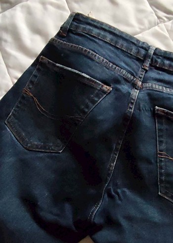 Pull&Bear Lacivert Erkek Kot Pantolon - Görsel 8