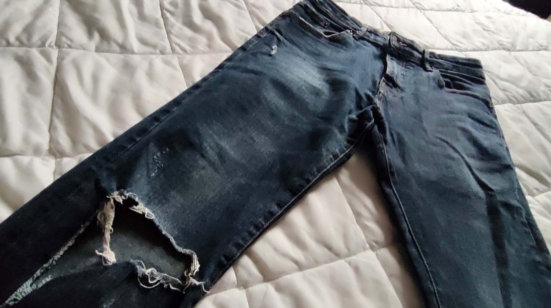 Pull&Bear Lacivert Erkek Kot Pantolon - Görsel 4