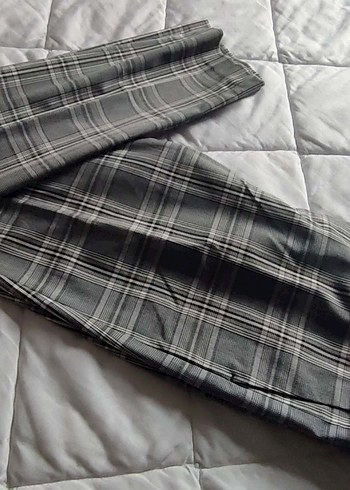 Gri Ekoseli Modern Kumaş Erkek Pantolonu - Görsel 6