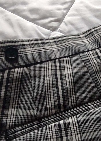 Gri Ekoseli Modern Kumaş Erkek Pantolonu - Görsel 5