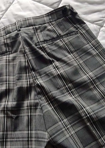 Gri Ekoseli Modern Kumaş Erkek Pantolonu - Görsel 2