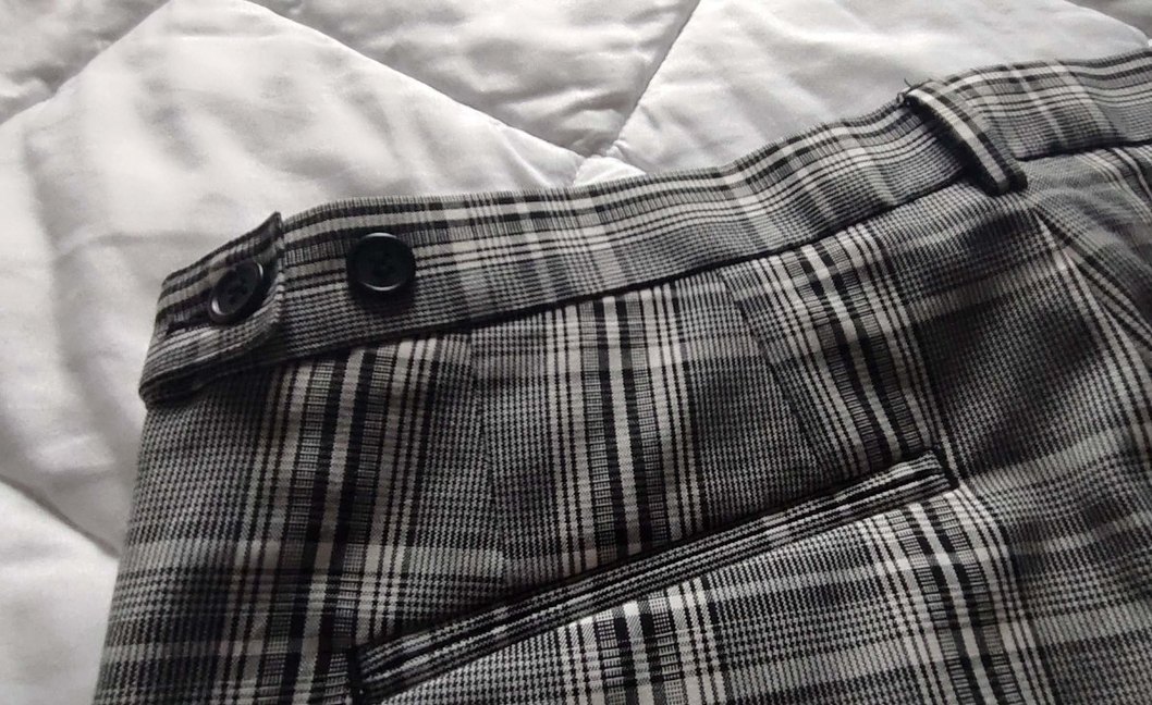 Gri Ekoseli Modern Kumaş Erkek Pantolonu - Görsel 5