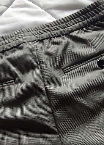 H&M Ekoseli Erkek Kumaş Pantolon - Görsel 2