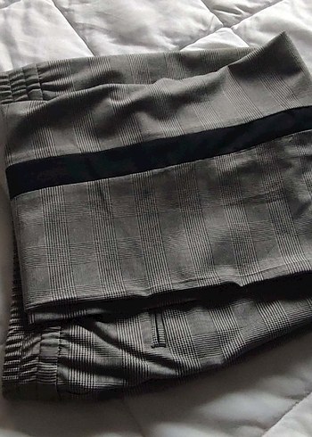 H&M Ekoseli Erkek Kumaş Pantolon - Görsel 7