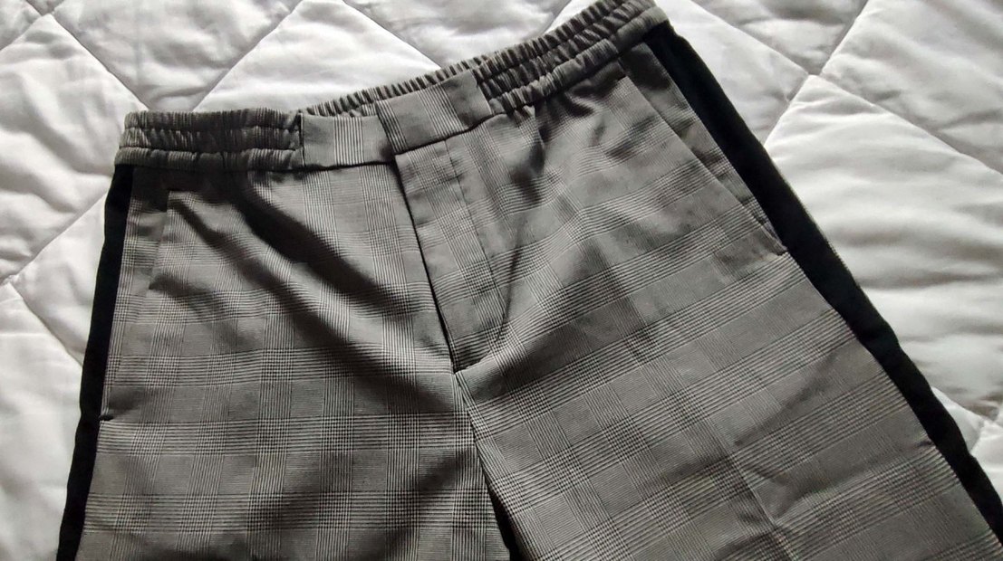 H&M Ekoseli Erkek Kumaş Pantolon - Görsel 4