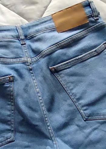 Bershka Mavi Dar Kesim Erkek Jeans - Görsel 2