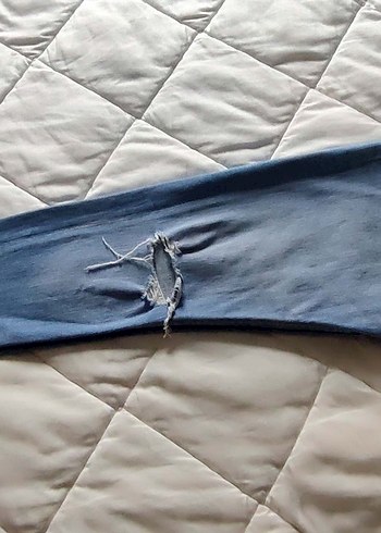 Bershka Mavi Dar Kesim Erkek Jeans - Görsel 3