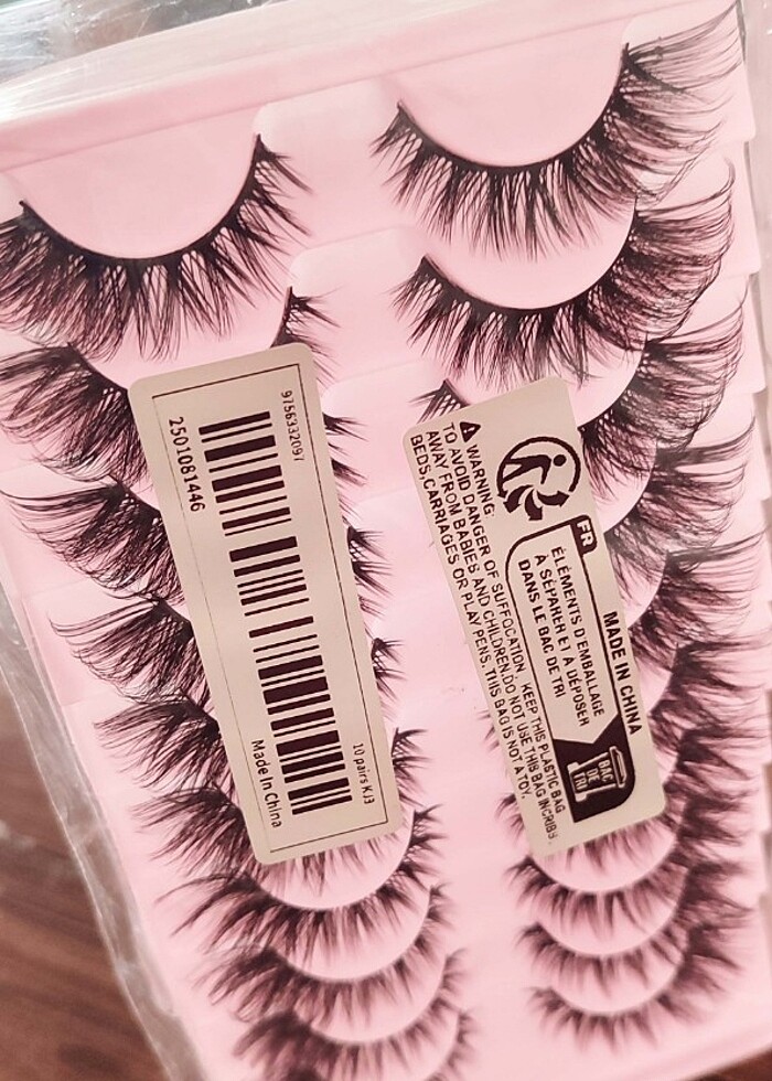 Protez Mink Kirpik Seti - Görsel 2