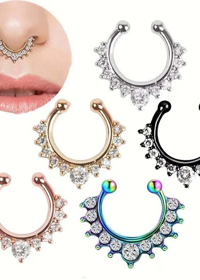 C Şekilli Burun Halkası - Görsel 2