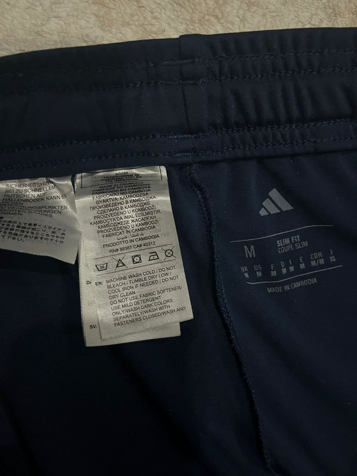 adidas futbolcu eşofman altı SC Lacivert Dar Kesim - Görsel 3