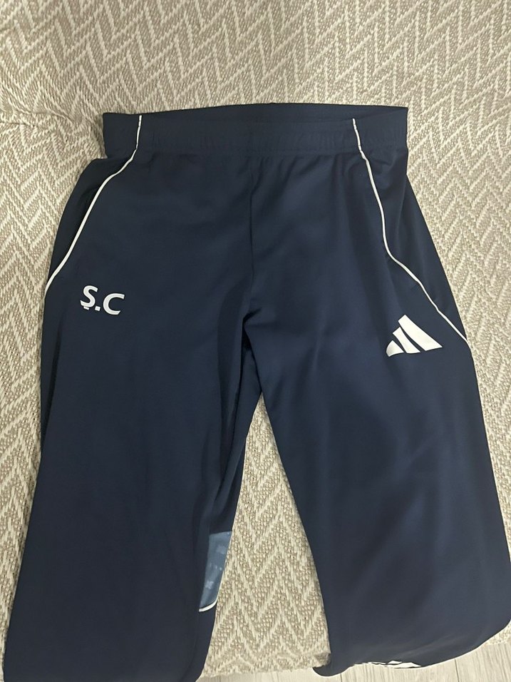 adidas futbolcu eşofman altı SC Lacivert Dar Kesim - Görsel 4