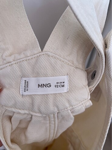18-24 Ay Beden Mango jean salopet