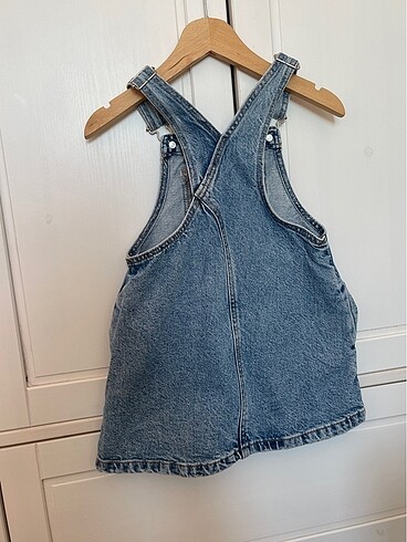 24-36 Ay Beden mavi Renk Zara jean salopet-elbise