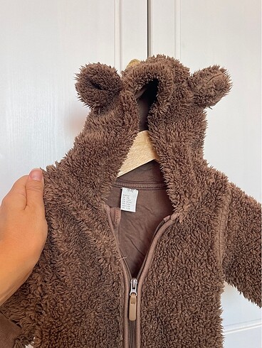 Yenidoğan Beden kahverengi Renk H&M ayıcık tulum