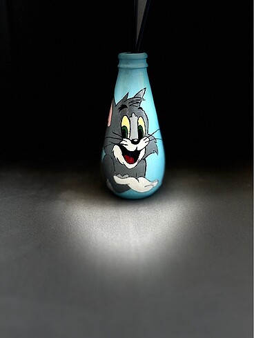  Beden gri Renk Tom jerry lisans vazo