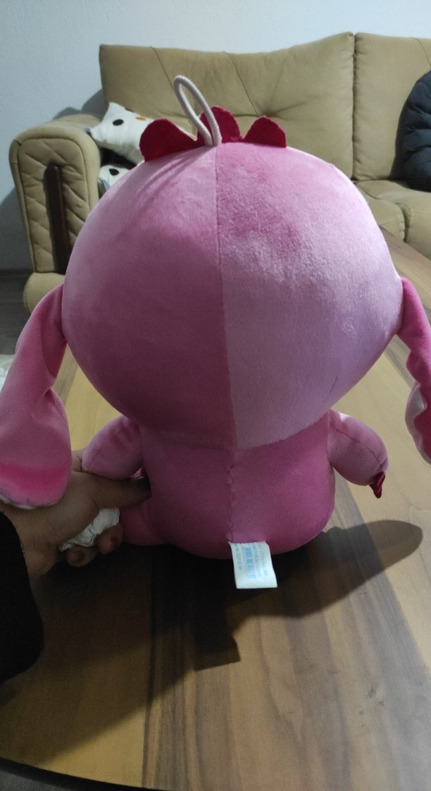 Pembe Peluş Oyuncak - Görsel 3