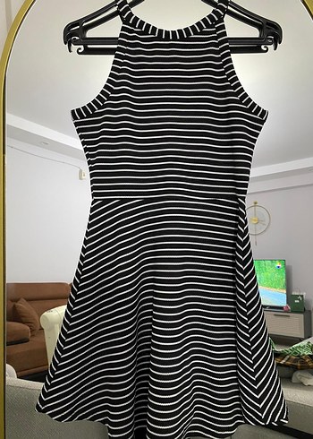 çizgili elbise - Görsel 2