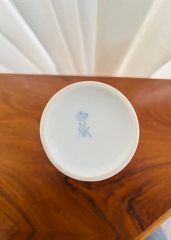 Vazo 70 li yıllardan Antika Alman Alka Kunst - Görsel 3