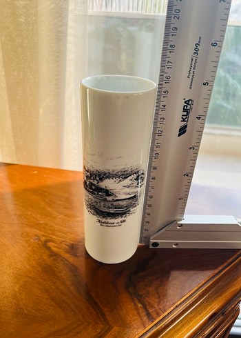 Vazo 70 li yıllardan Antika Alman Alka Kunst - Görsel 2