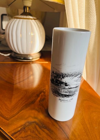 Vazo 70 li yıllardan Antika Alman Alka Kunst - Görsel 4