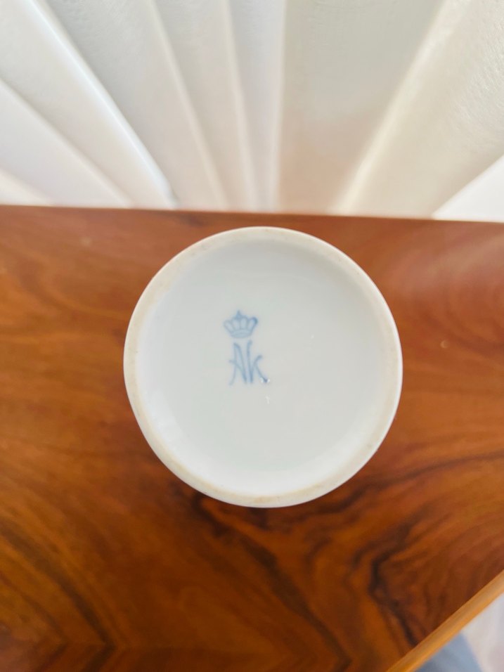 Vazo 70 li yıllardan Antika Alman Alka Kunst - Görsel 3